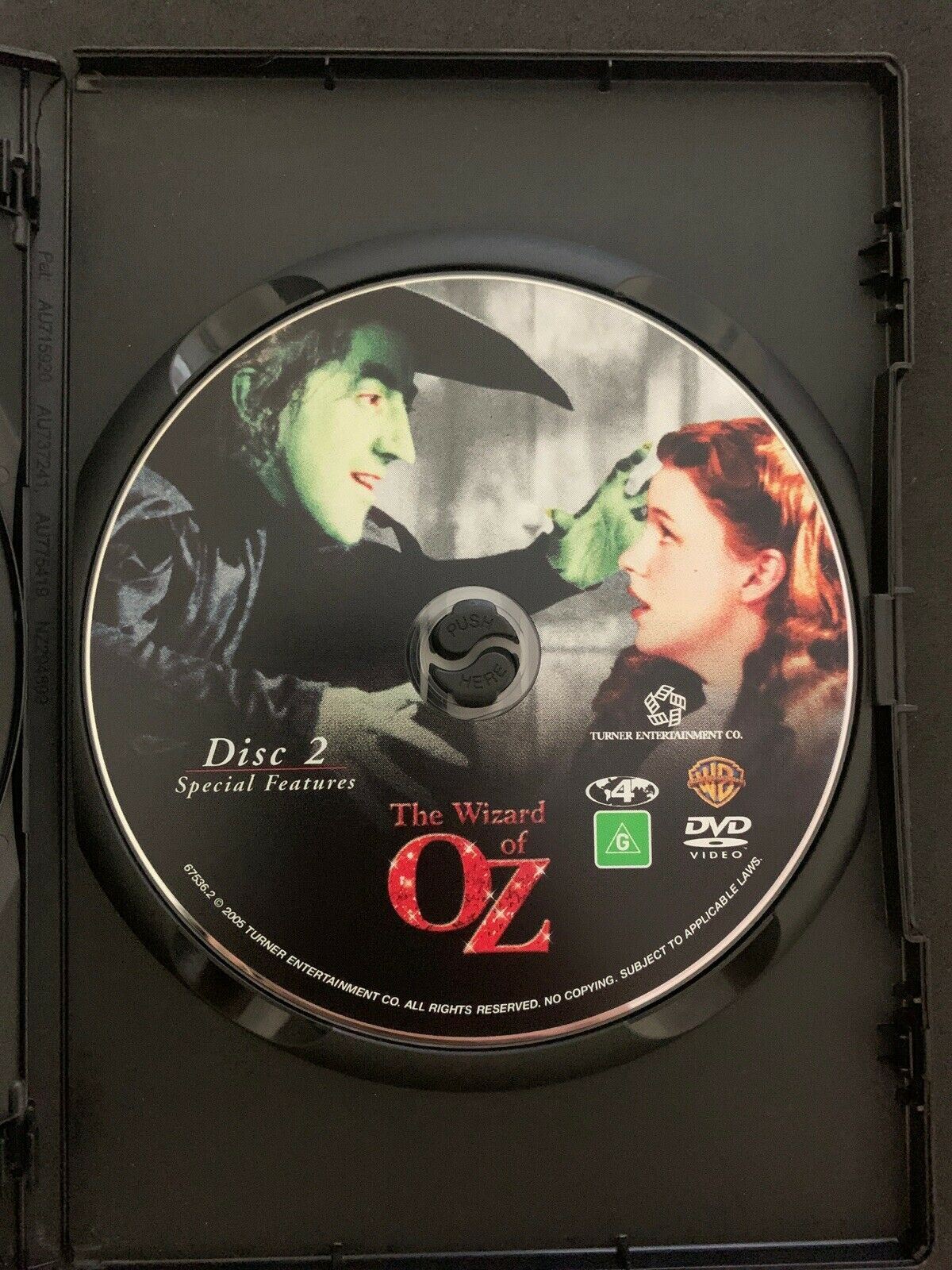 The Wizard Of Oz - Special Edition (DVD, 1939, 2-Disc Set) Region 4