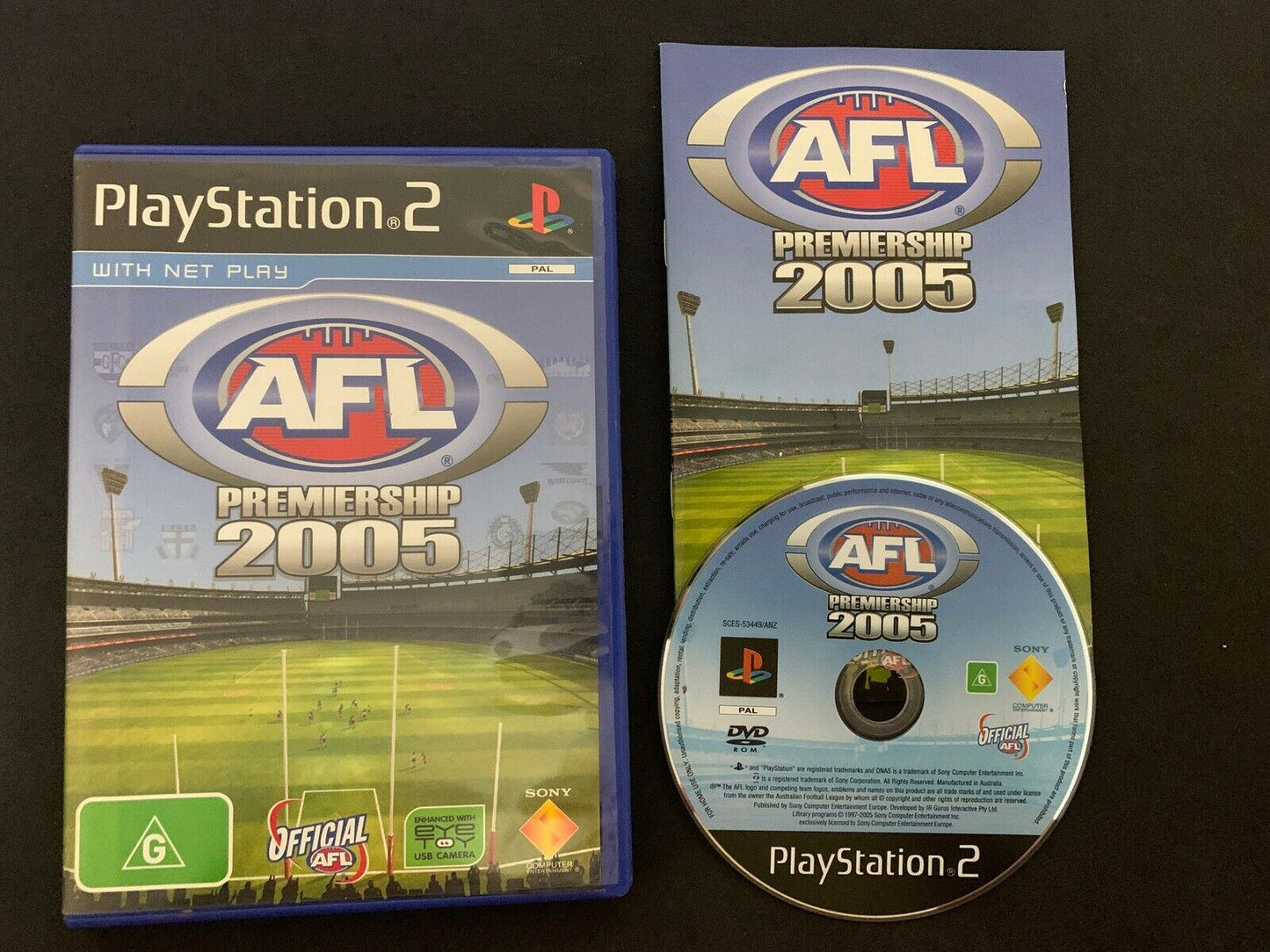 AFL Premiership 2005 - Sony Playstation 2 PS2 Aussie Rules Football Game