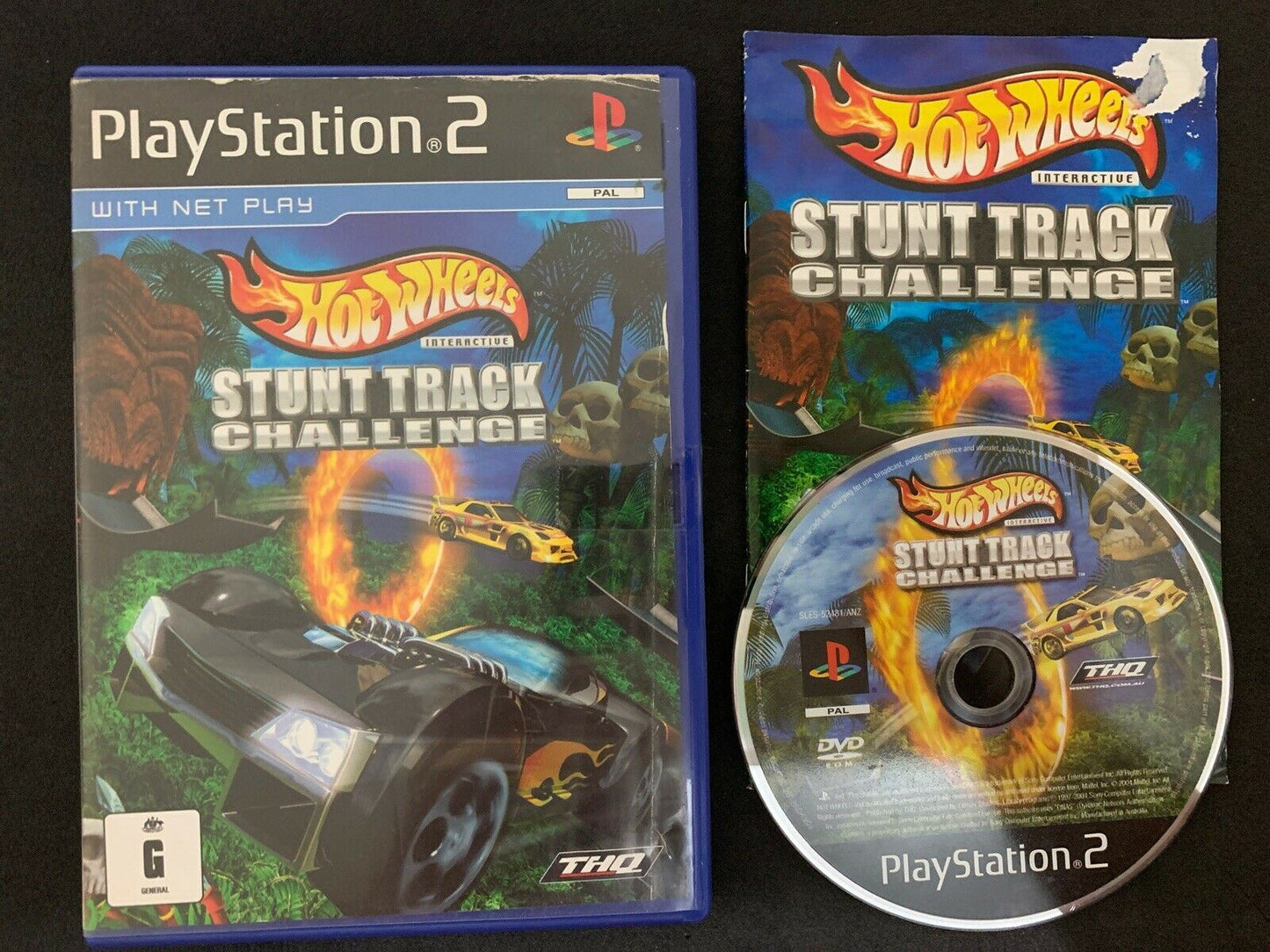 Hot Wheels Stunt Track Challenge - Sony PS2 Playstation 2 Game