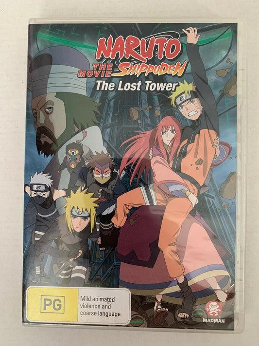 Naruto Shippuden - The Lost Tower - DVD Anime Madman - Region 4