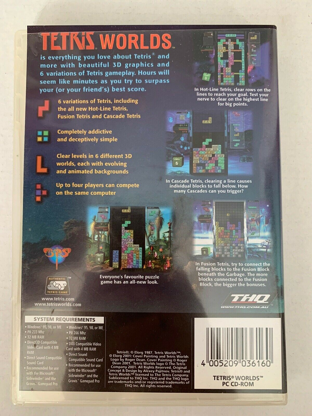 Tetris Worlds - PC CD Windows Game