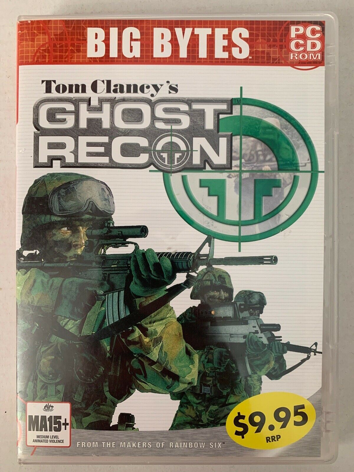 Tom Clancy's Ghost Recon (PC, 2001) Shooter Tactical Strategy Game