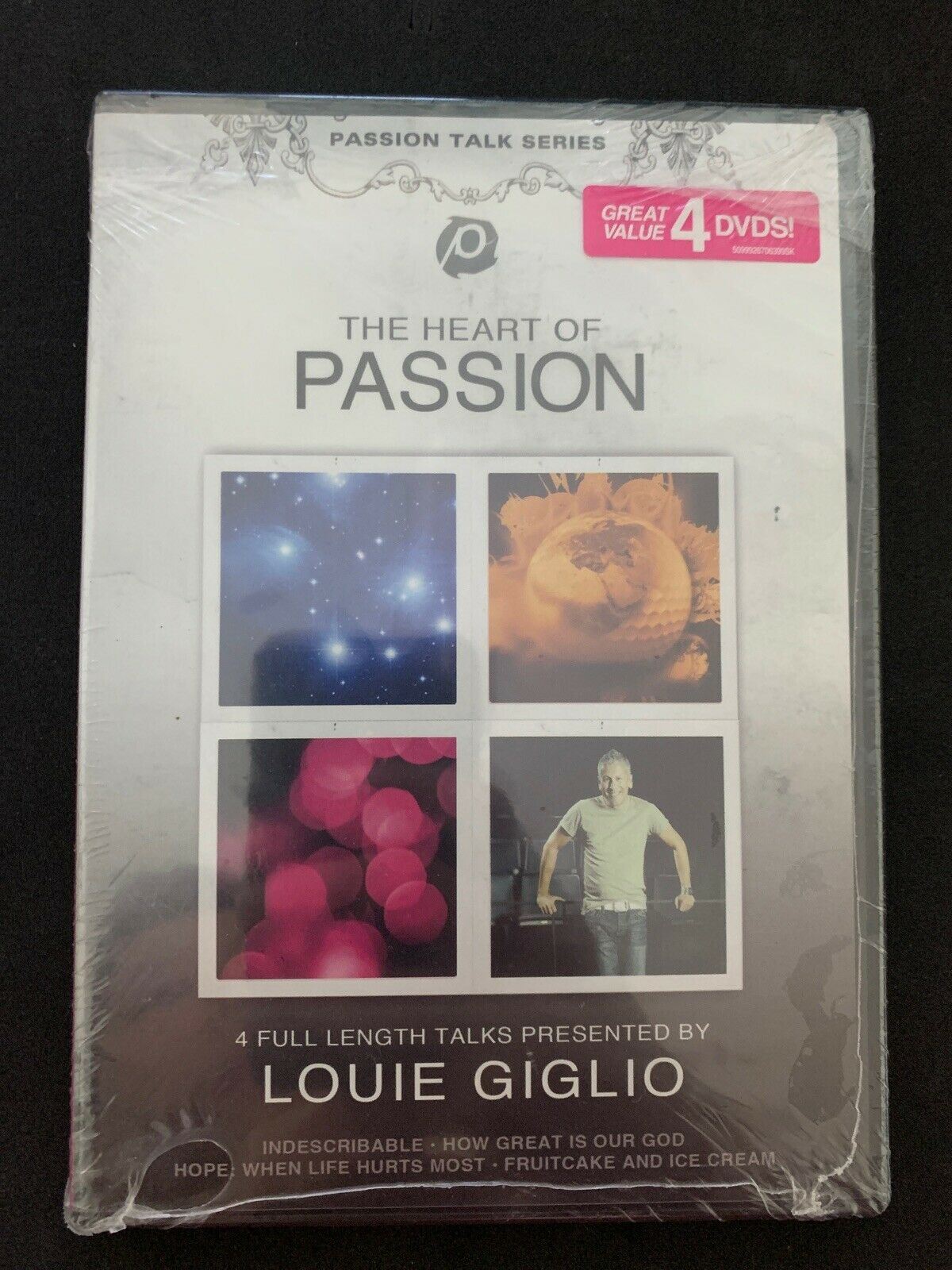 *New Sealed* Louie Giglio - The Heart of Passion (DVD, 2009, 4-Disc Set)