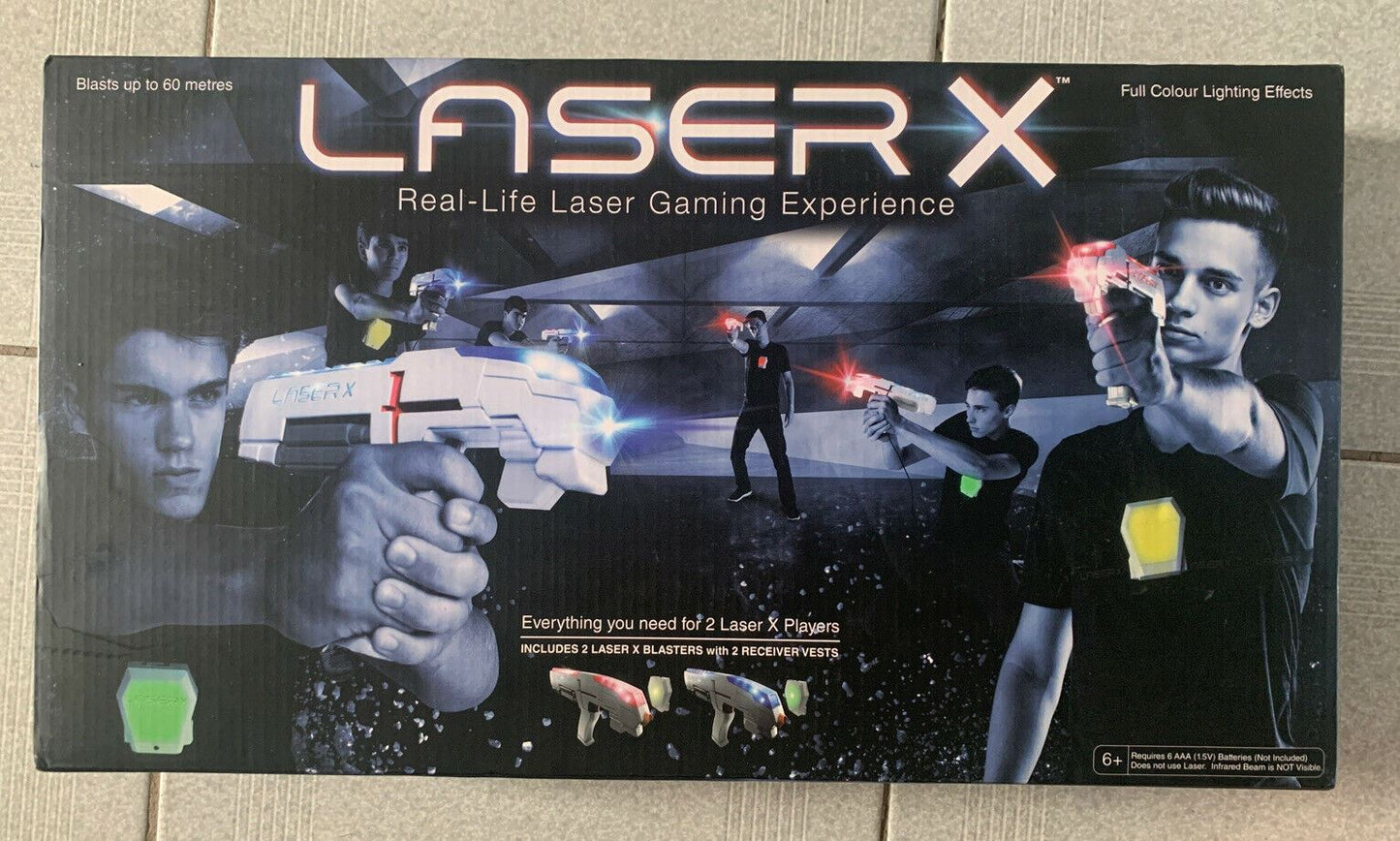 Laser Tag Game LASER X Double Pack 2 Player Gaming Set Two Player Tag Team