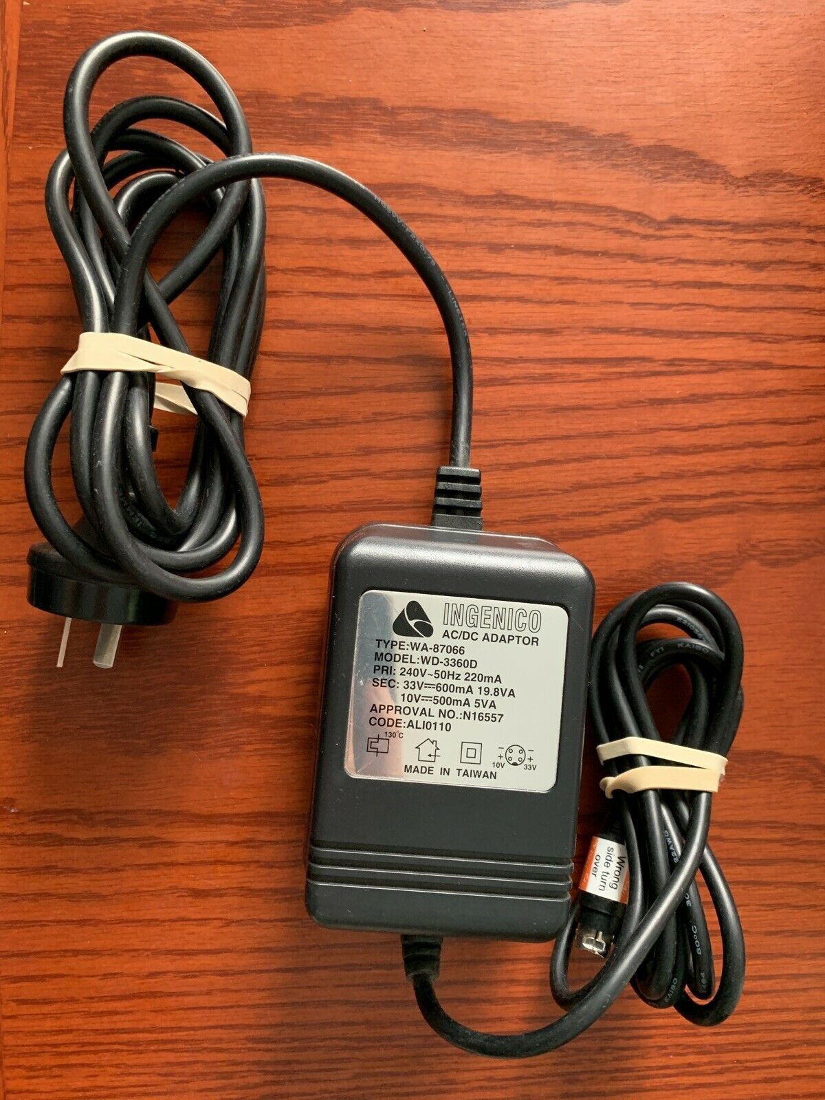 Genuine INGENICO AC Adapter WD-3360D  Type: WA-87066 for EFTPOS Terminal