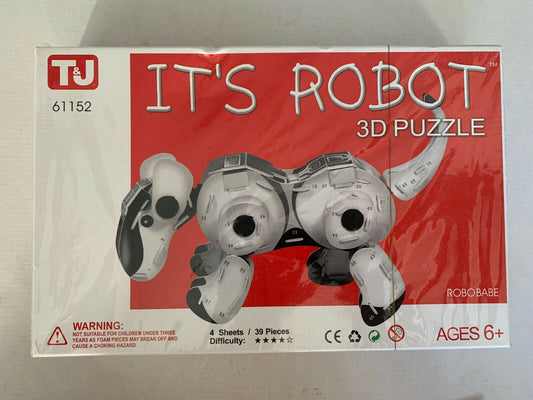 *New Sealed* T&J It's Robot 3D Puzzle Robo  Babe 61152