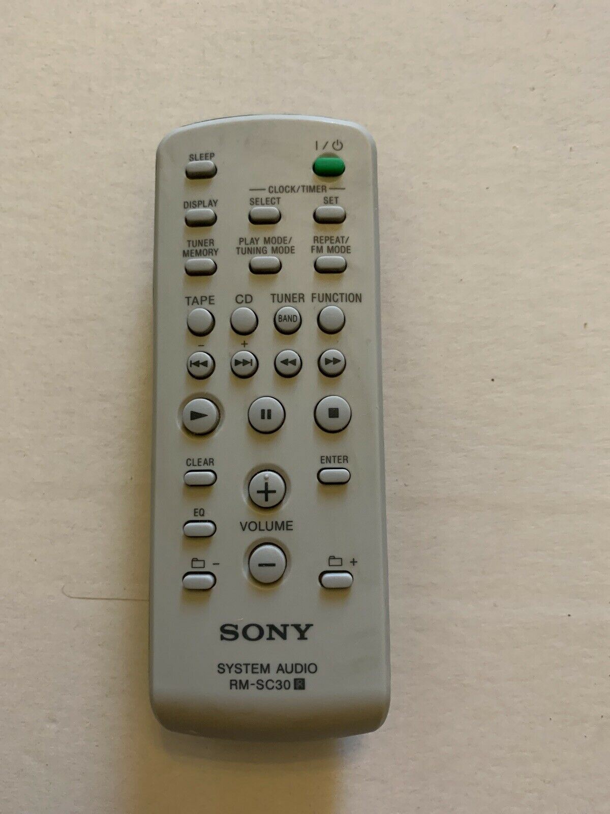 Sony Remote Commander RM-SC30 System Audio Remote Control