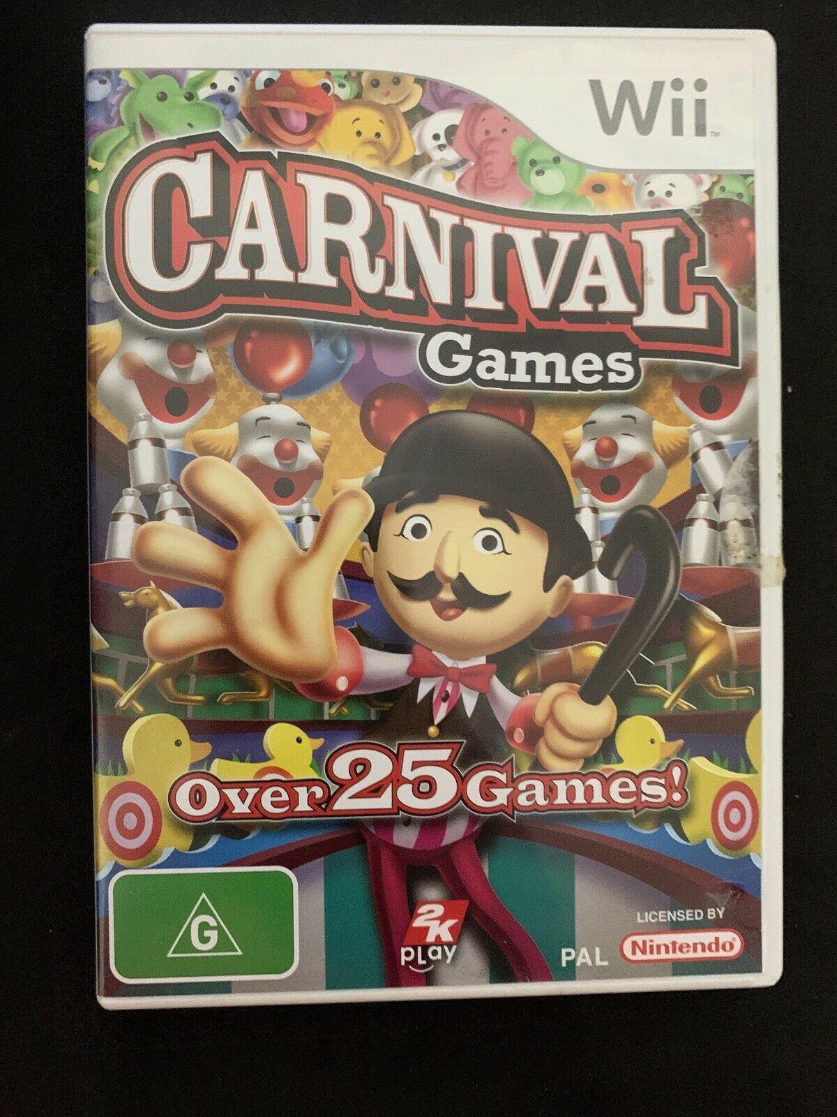 Carnival Games Over 25 Games - Wii Nintendo Game Complete With Manual