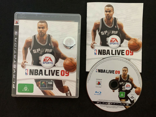 NBA LIVE 09 - PLAYSTATION 3 | COMPLETE with Manual Basketball Game