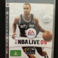 NBA LIVE 09 - PLAYSTATION 3 | COMPLETE with Manual Basketball Game