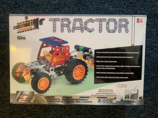 *New Sealed* Construct It DIY Mechanical Kit Tractor Model Brand