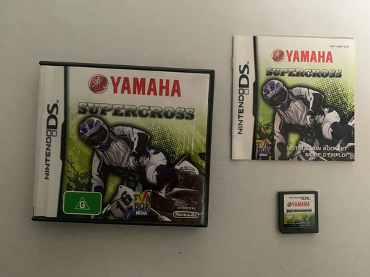 Yamaha Supercross Nintendo DS 2DS 3DS Game *Complete* With Manual