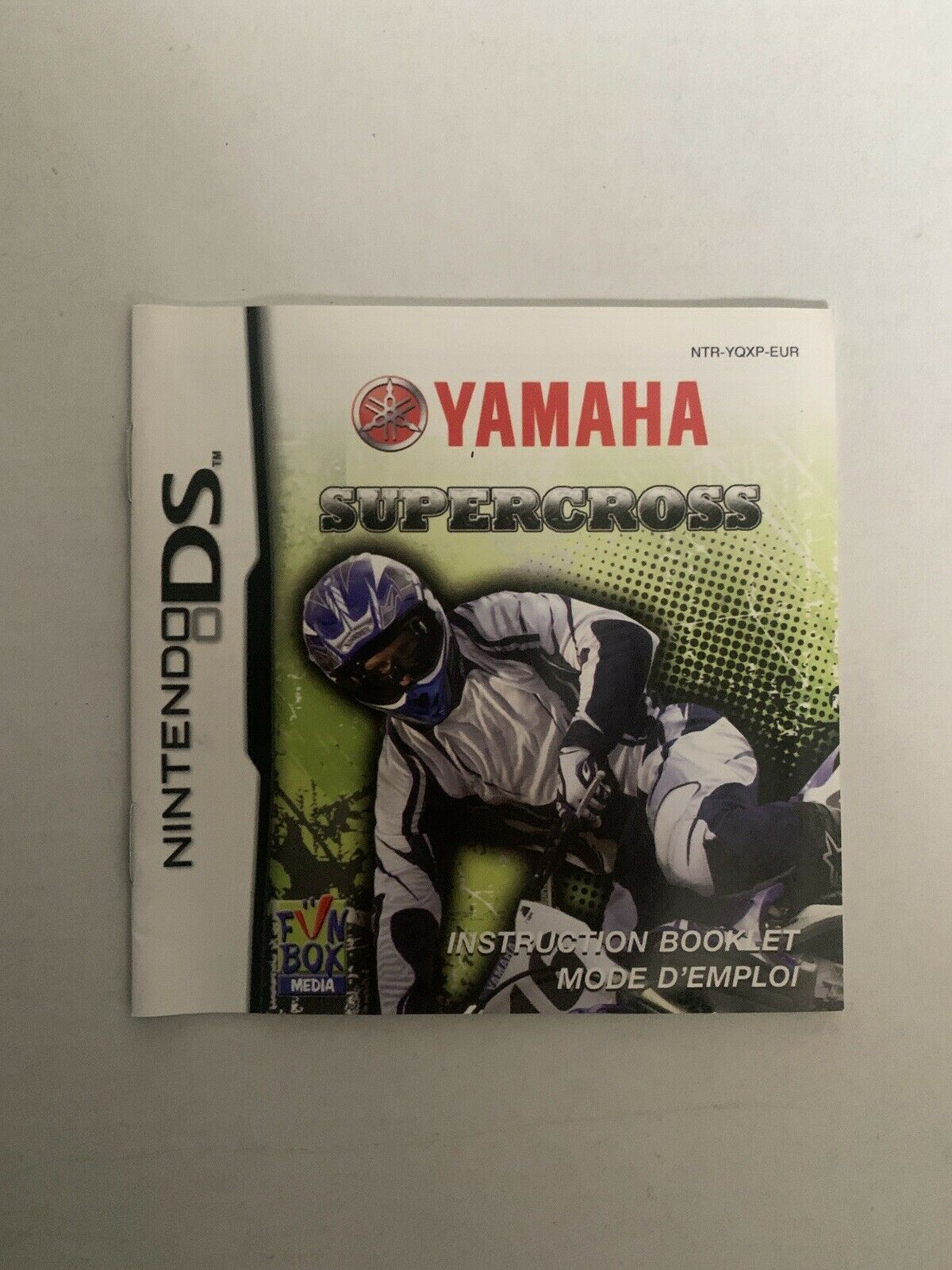 Yamaha Supercross Nintendo DS 2DS 3DS Game *Complete* With Manual