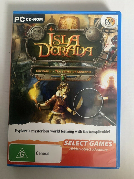 Isla Dorada - Episode 1 - The Sands Of Ephrania - PC CD-ROM - Hidden Object Game