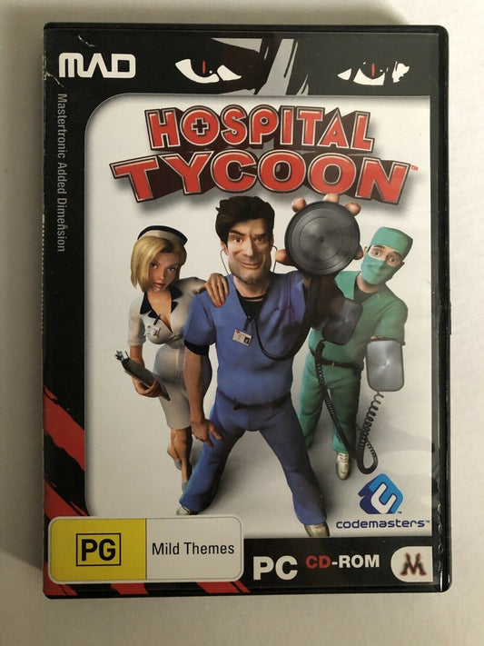 Hospital Tycoon PC CD-ROM Retro Sim Game