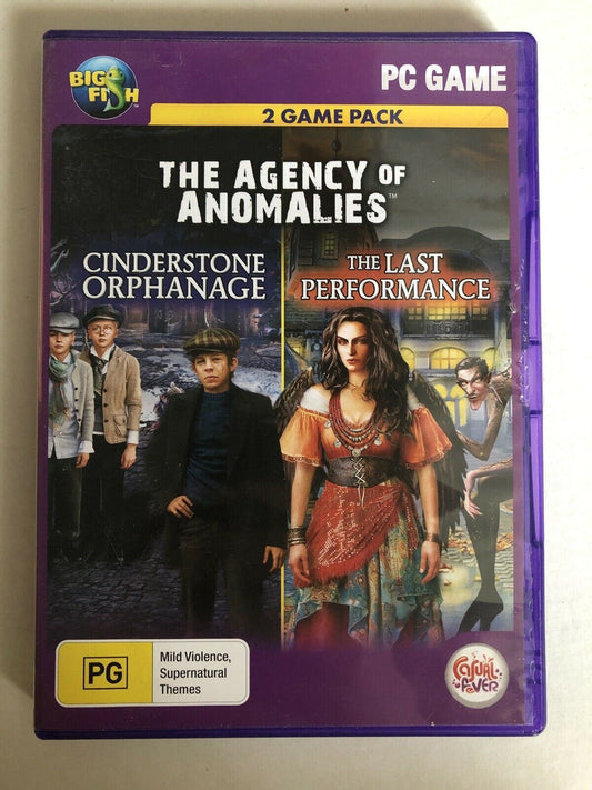 Agency Of Anomalies -2x Hidden Object Game - Cinderstone Orphanage + Last Perfor