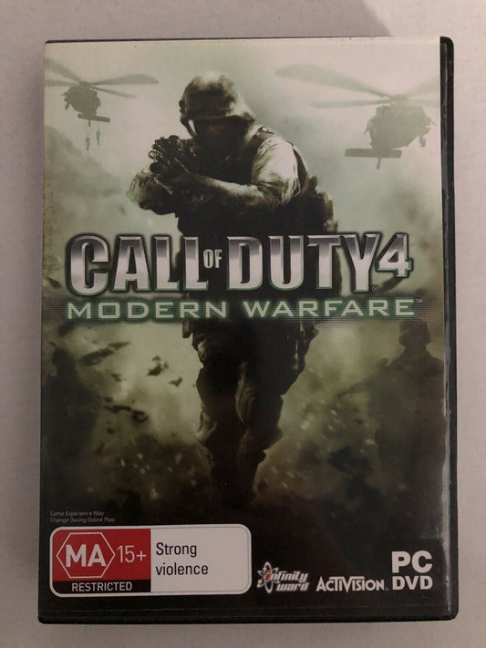 Call of Duty 4: MODERN WARFARE 4 - PC DVD COMPLETE with Manual