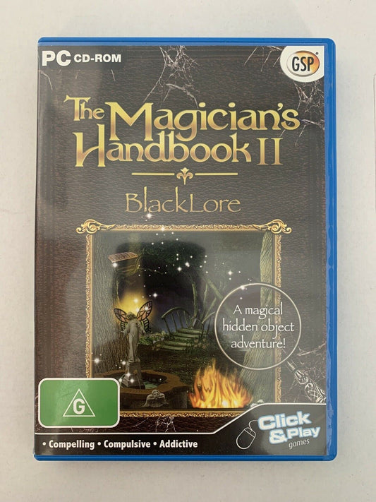 The Magician's Handbook II: Blacklore - PC Windows CD Hidden Object Game