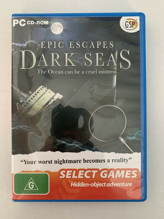 Epic Escapes Dark Seas - PC CDROM Hidden Object Game