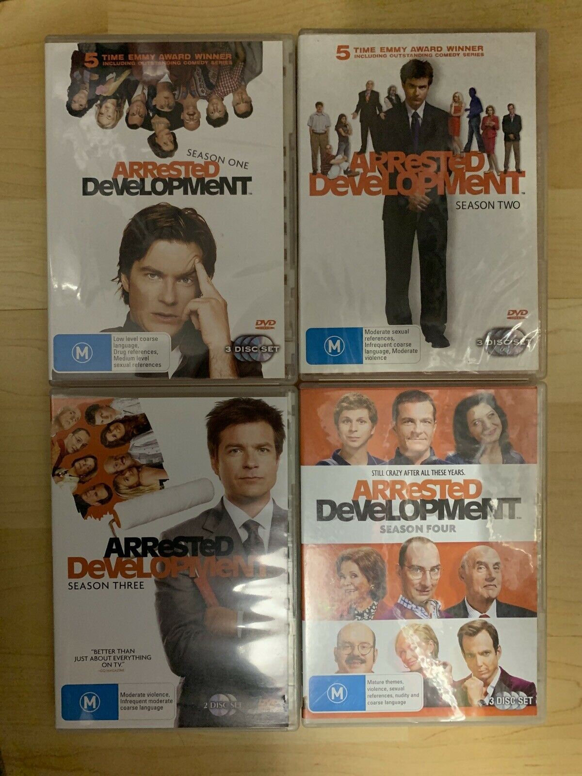 Arrested Development: Seasons 1-4 (DVD, 2017, 11-Disc Set)