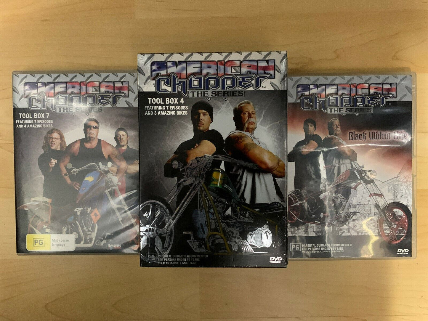 American Chopper : Collection 4, 7 & Black Widow Bike (DVD)