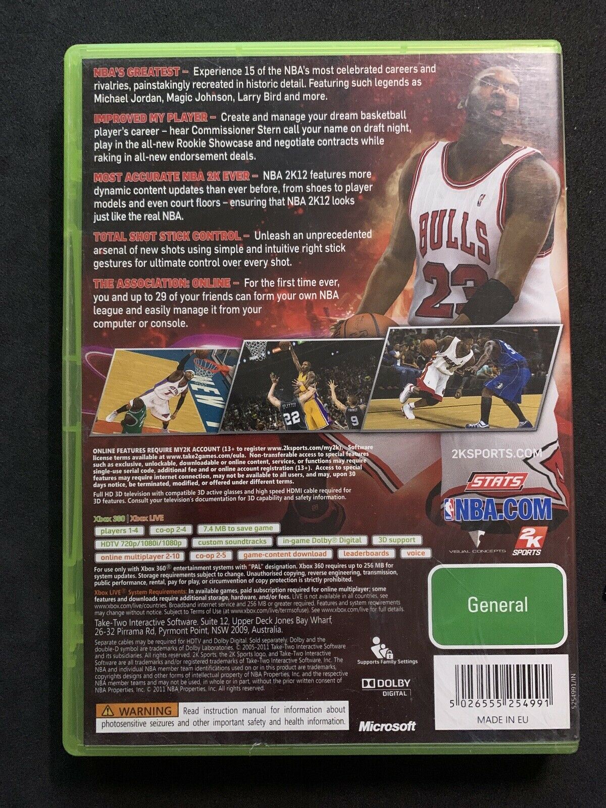 NBA 2K12 Game for Xbox 360