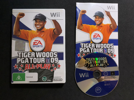 Tiger Woods PGA Tour 09: All-Play (Nintendo Wii, 2008) Golf Game