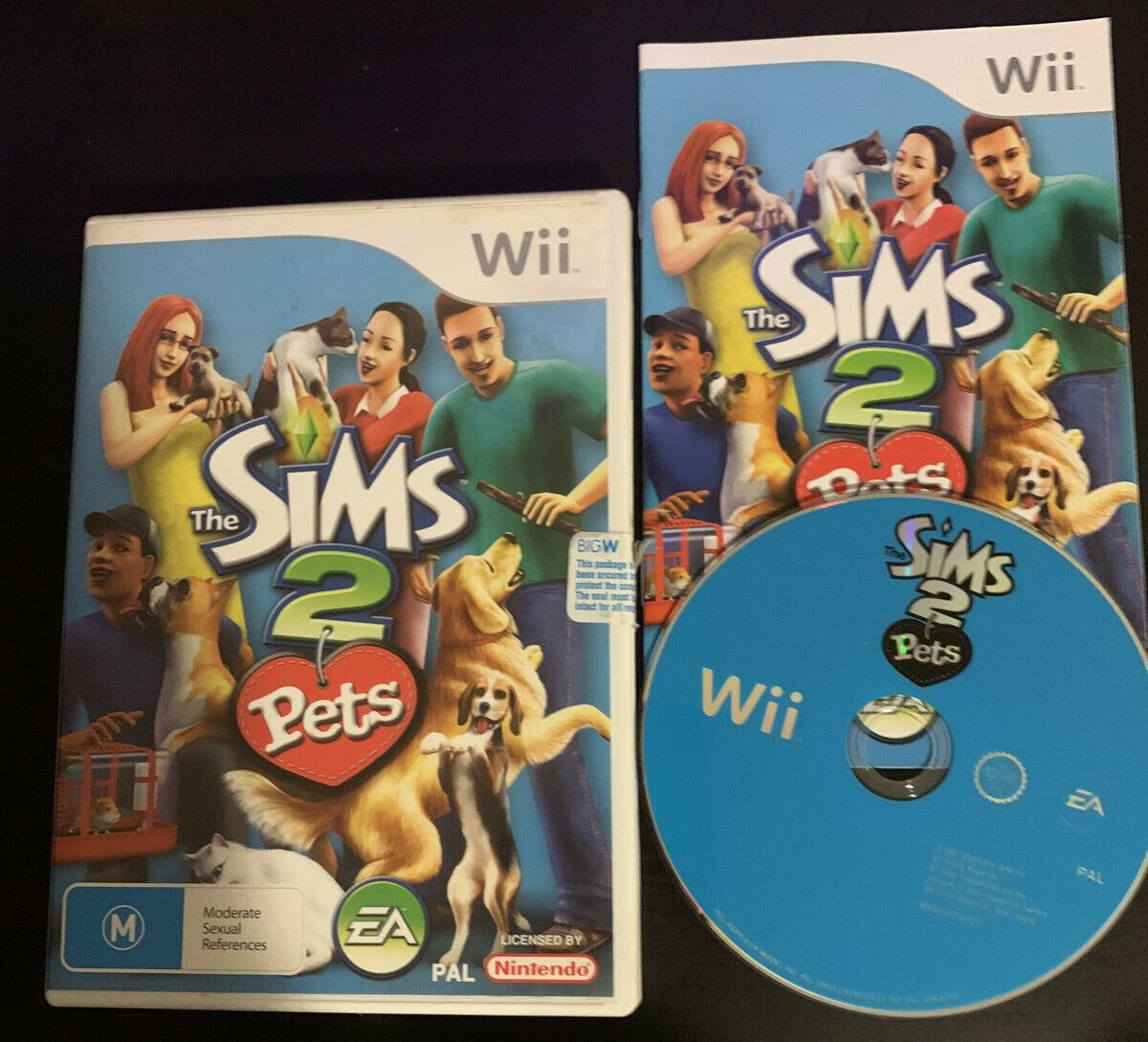 The Sims 2 Pets - Nintendo Wii With Manual PAL