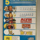 5 Movie DVDs: Ice Age 1&2, Alvin The Chipmunks & The Squeakquel, The Simpsons