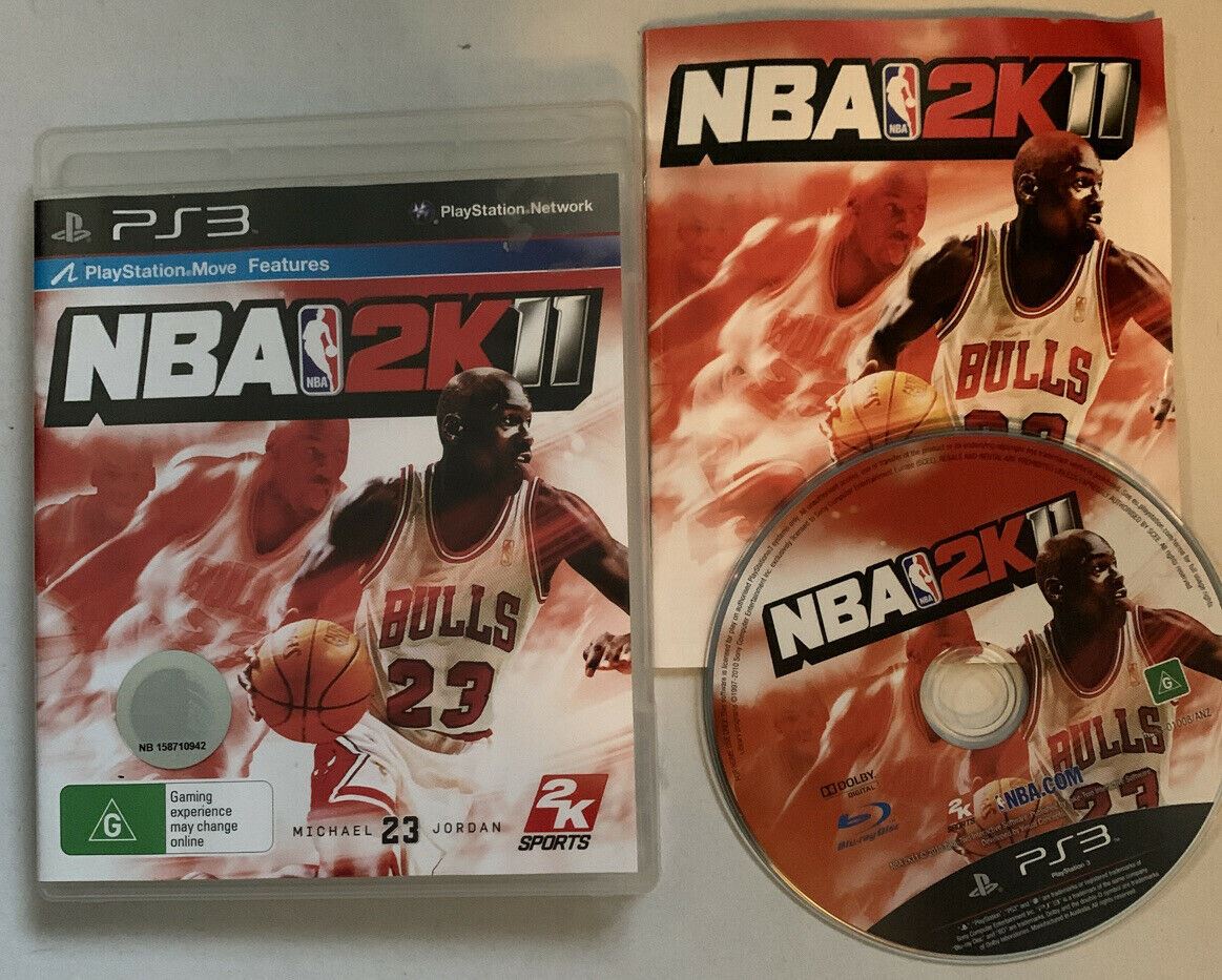 NBA 2K11 - With Manual - Playstation 3 / PS3 Michael Jordan