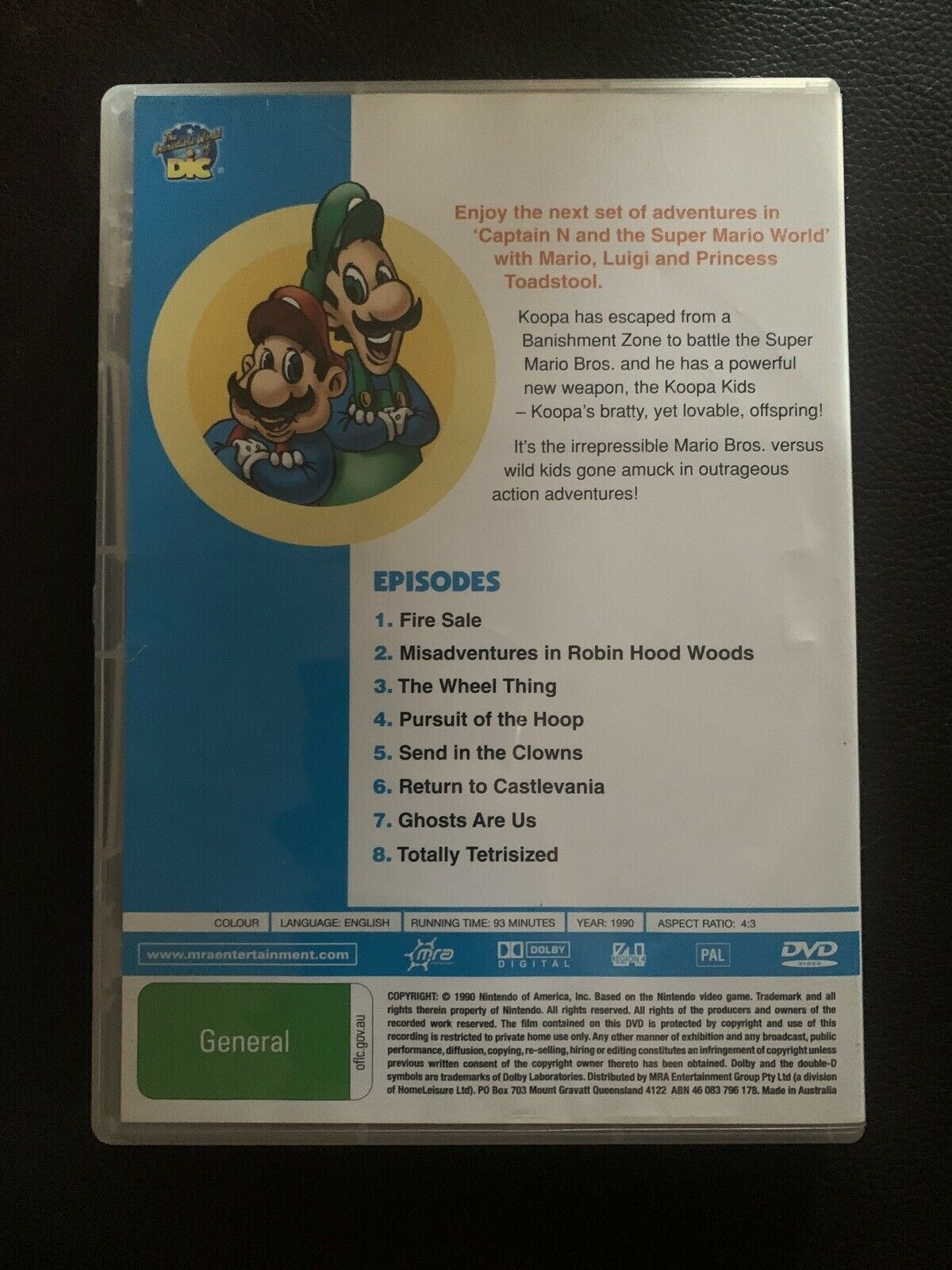 Super Mario World : Vol 1 (DVD, 1990)