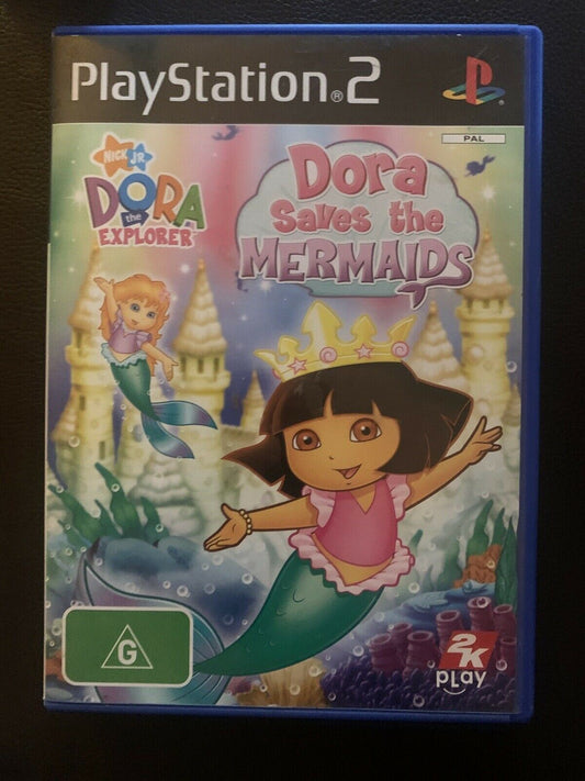 Dora Save The Explorer - Saves The Mermaids - PS2 Action Adventure Game