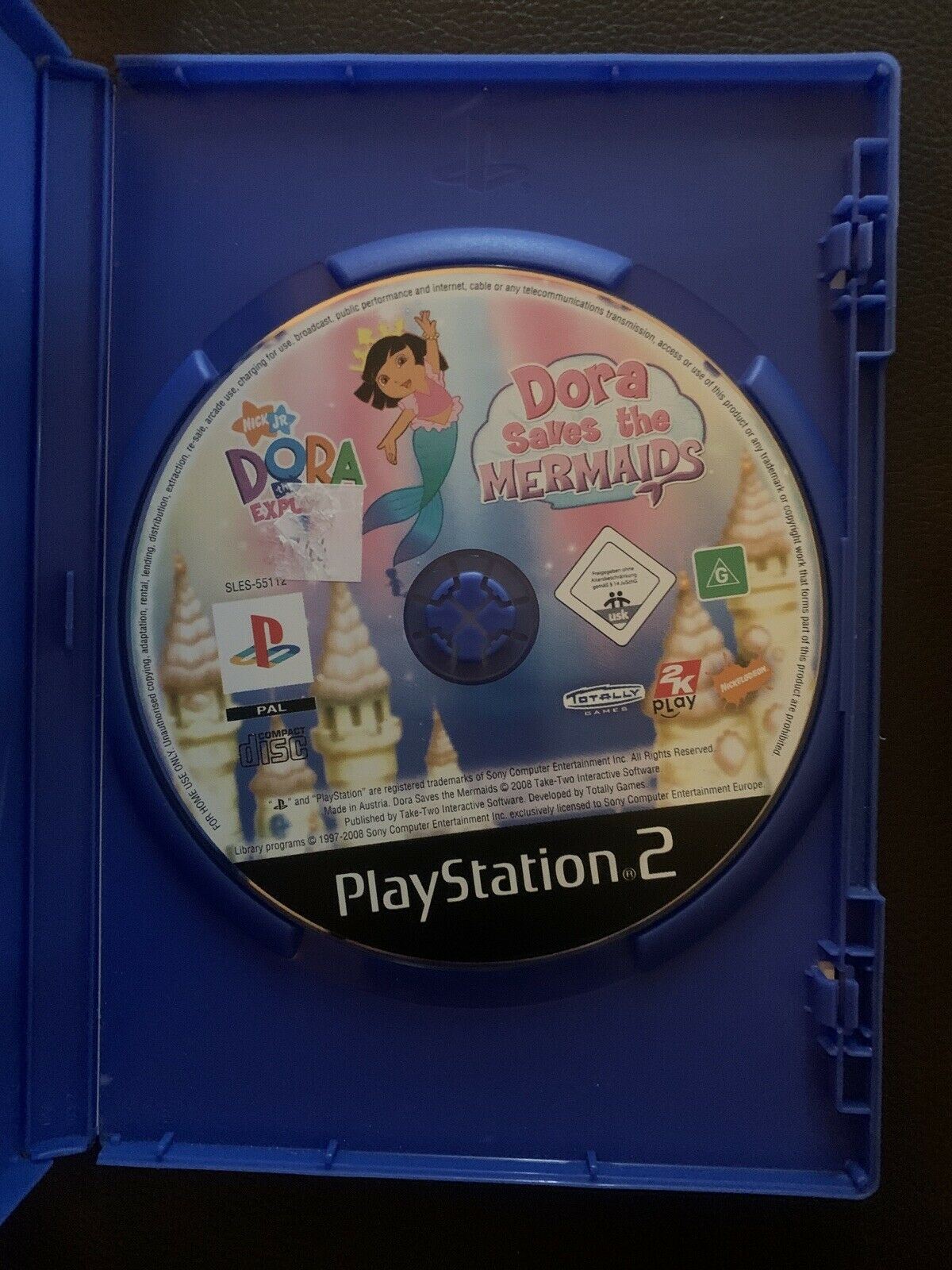 Dora Save The Explorer - Saves The Mermaids - PS2 Action Adventure Game