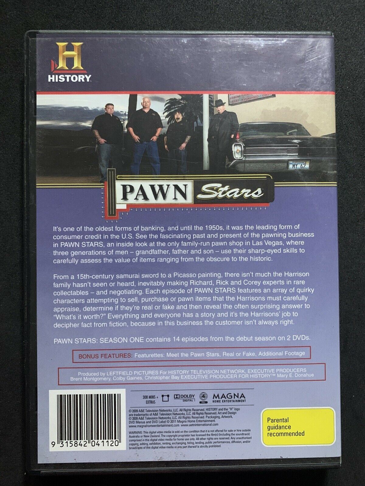 Pawn Stars : Season 1 (DVD, 2011) Region 4