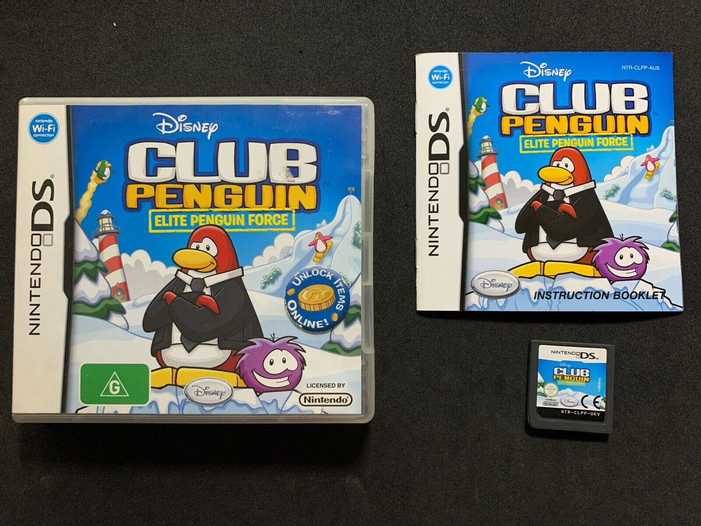 Disney Club Penguin Elite Penguin Force for Nintendo DS with Manual