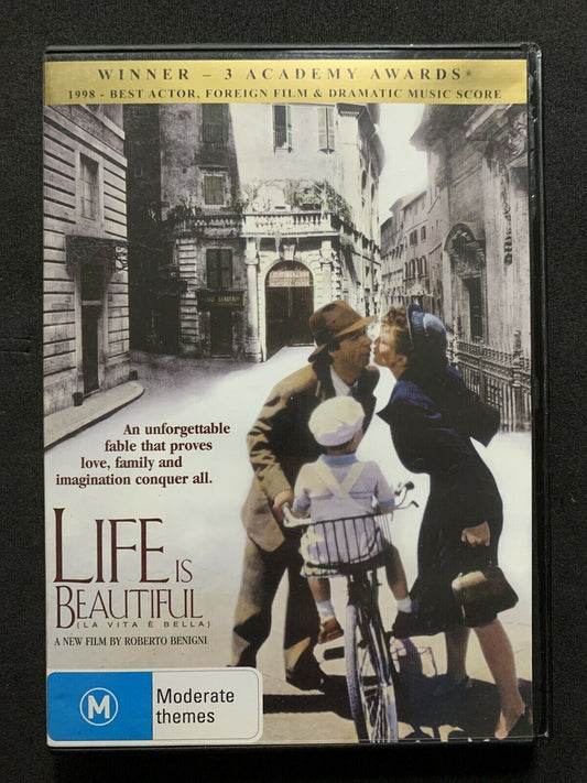 Life Is Beautiful (DVD, 1998)  Roberto Benigni. Region 4