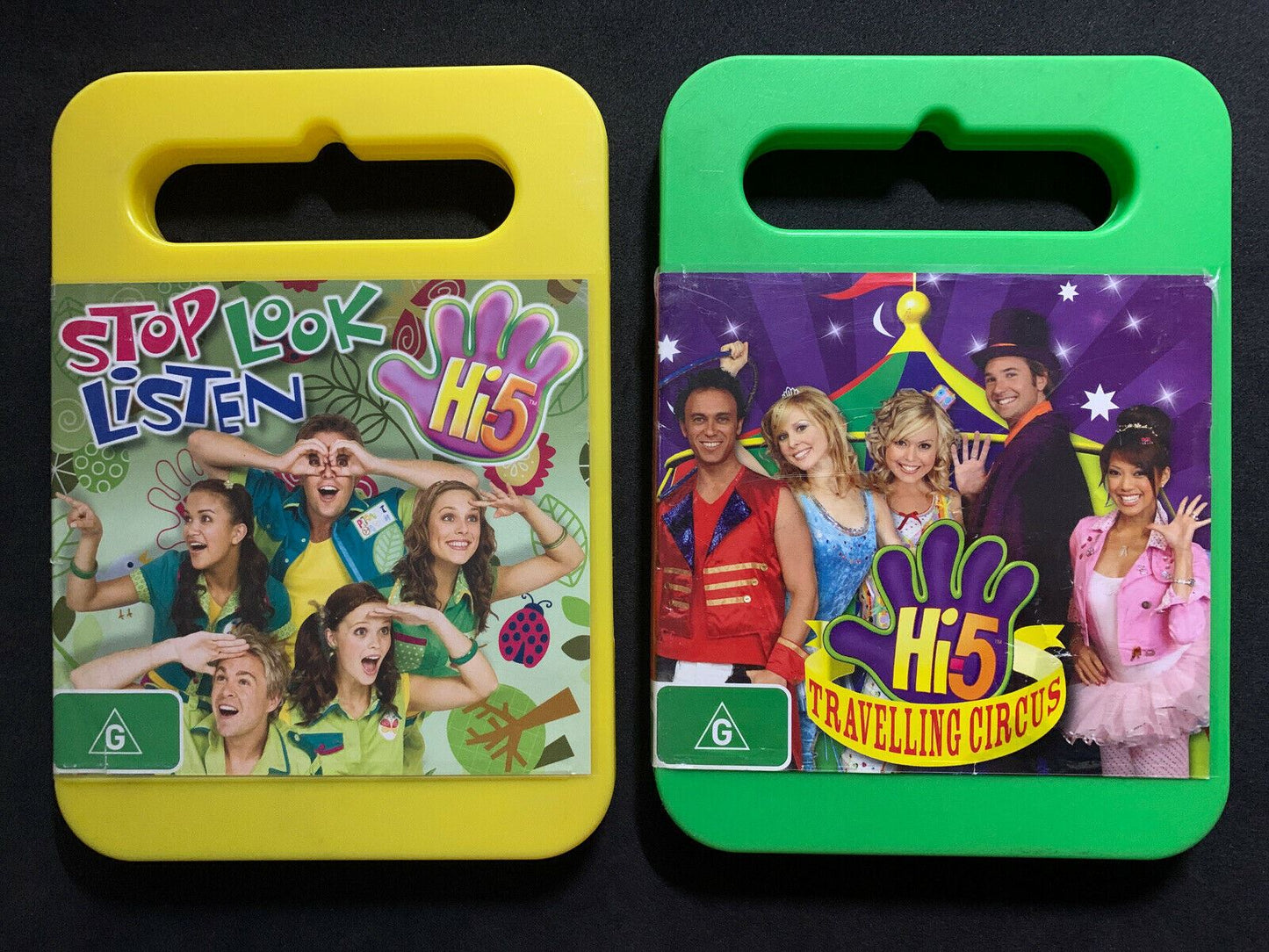 2x Hi-5 DVD - Stop, Look And Listen & Travelling Circus (DVD)