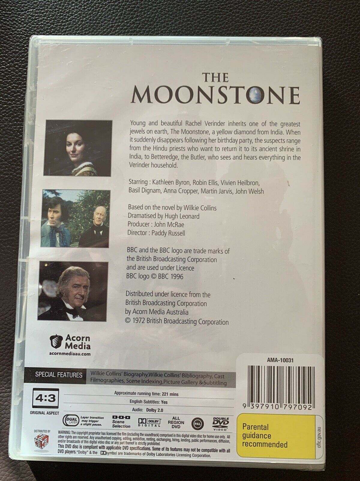 *New Sealed* The Moonstone (DVD, 1972, 2-Disc Set) BBC