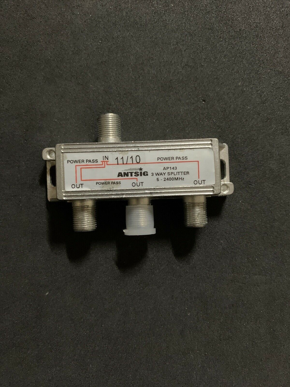 Antsig AP143 TV Antenna 3 Way Splitter 5-2400  Mhz