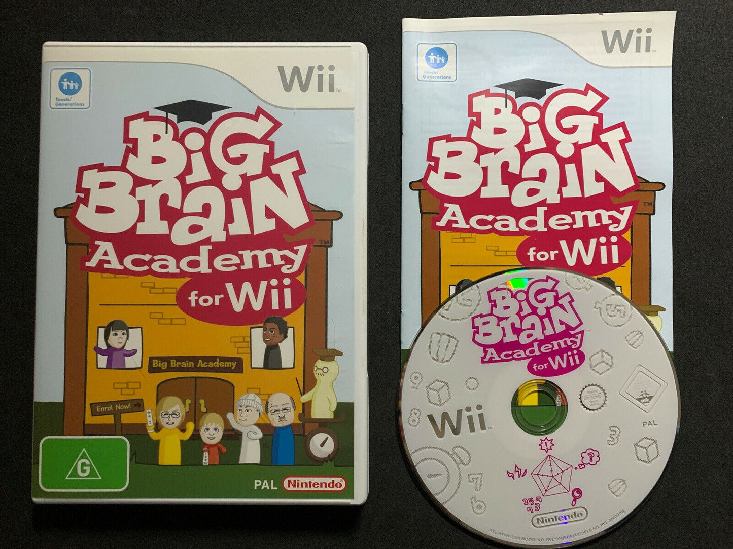 Big Brain Academy for Wii: Wii Degree (Nintendo Wii, 2007) Brain Training