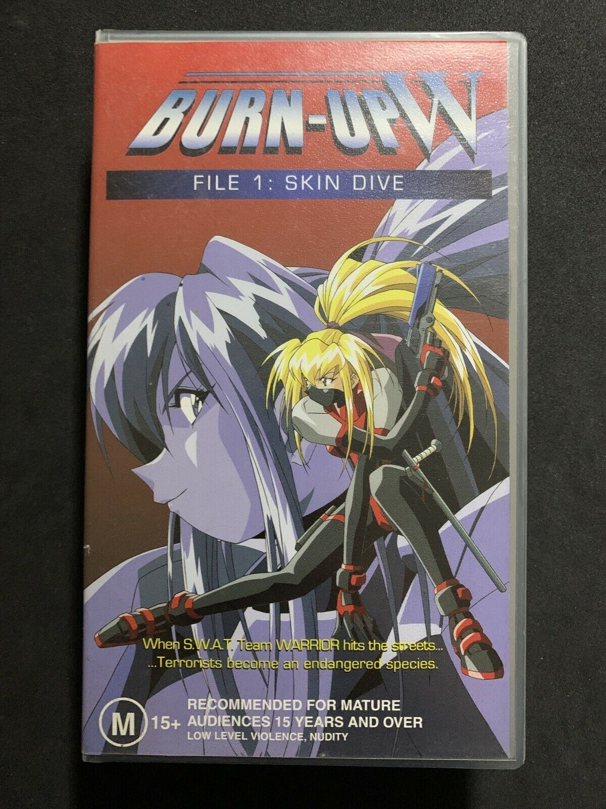 Burn-Up W File 1: Skin Dive VHS PAL Anime Madman
