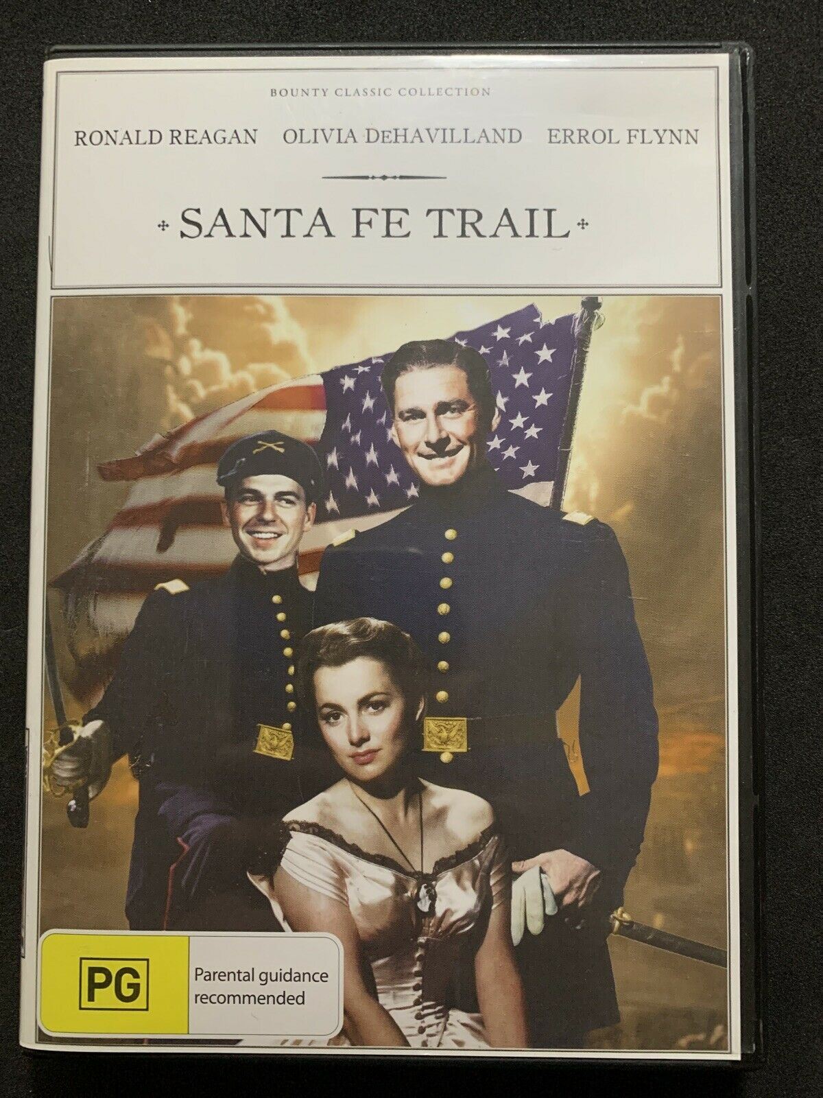 Santa Fe Trail (DVD, 1940) Ronald Reagan, Olivia DeHavilland, Errol Flynn