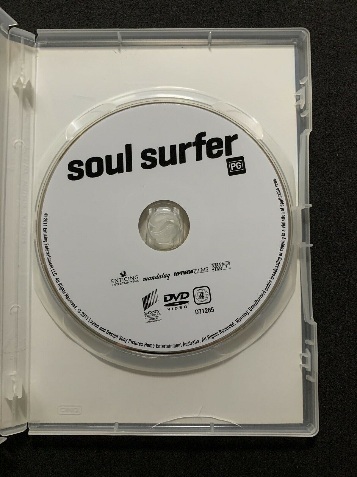 Soul Surfer (DVD, 2011) True Story - AnnaSophia Robb, Dennis Quaid, Helen Hunt