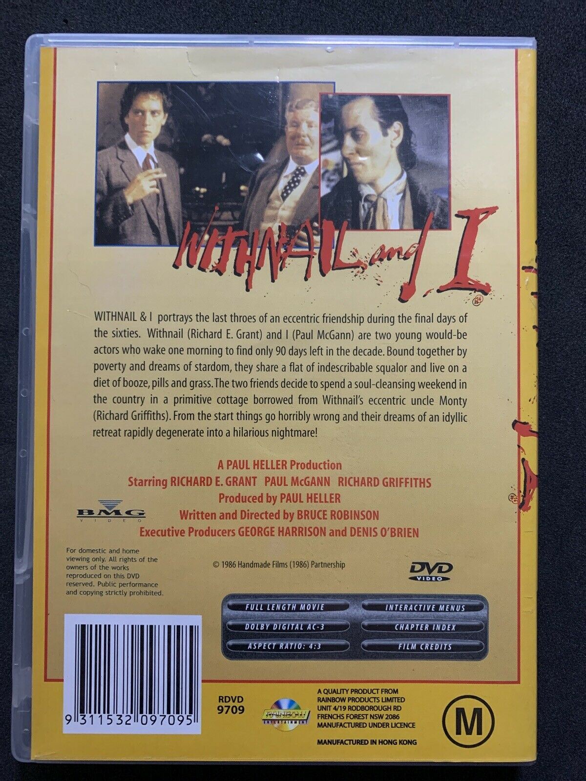 Withnail and I (DVD, 1986) Richard E Grant,  Paul McGann.