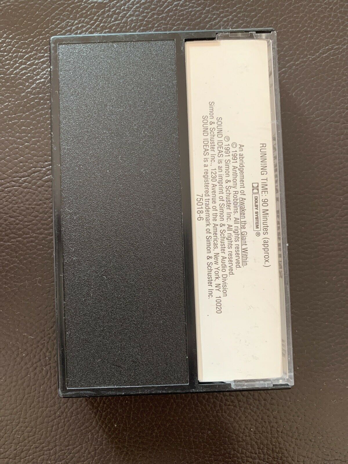 Awaken The Giant Within Anthony Robbins Audio Cassette Tape