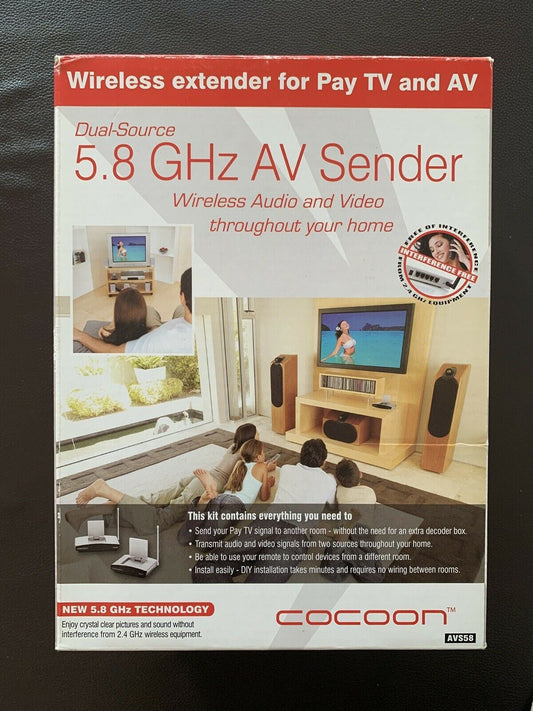 Cocoon Dual Source 5.8 Ghz AV Sender