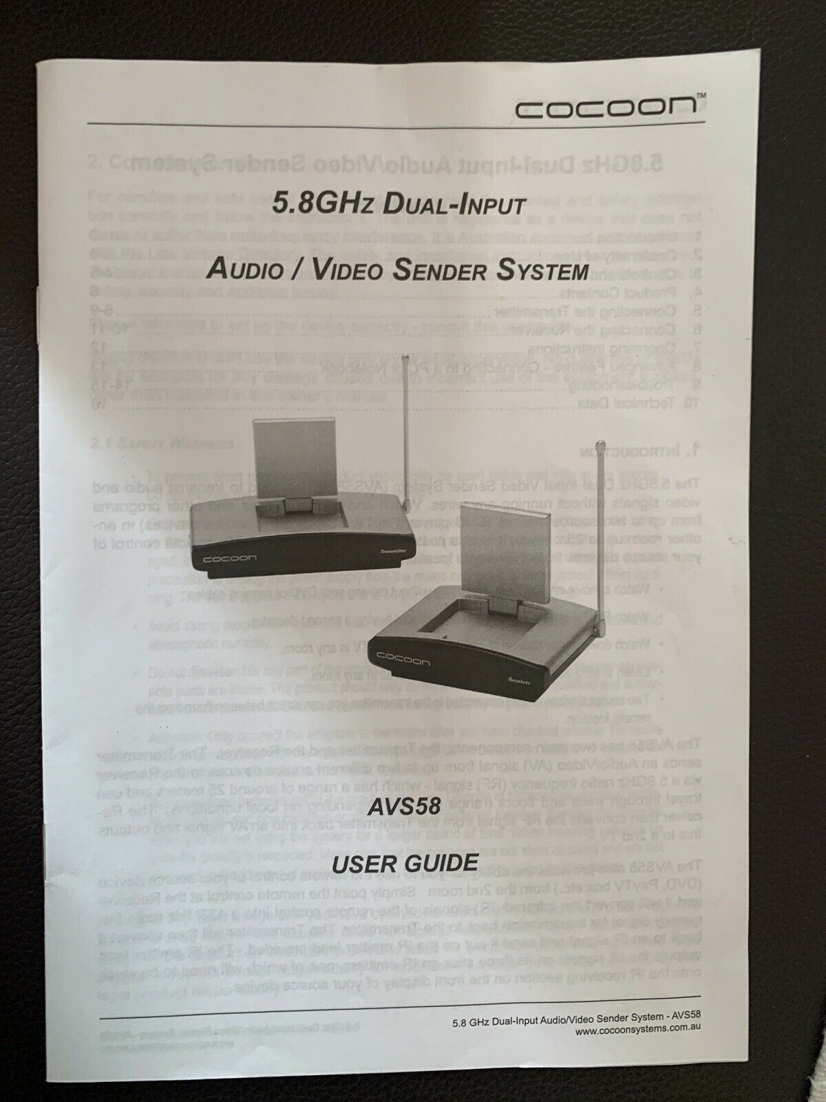Cocoon Dual Source 5.8 Ghz AV Sender