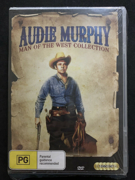 *Brand New* Audie Murphy - Man Of The West Collection (DVD, 2016, 7-Disc Set)