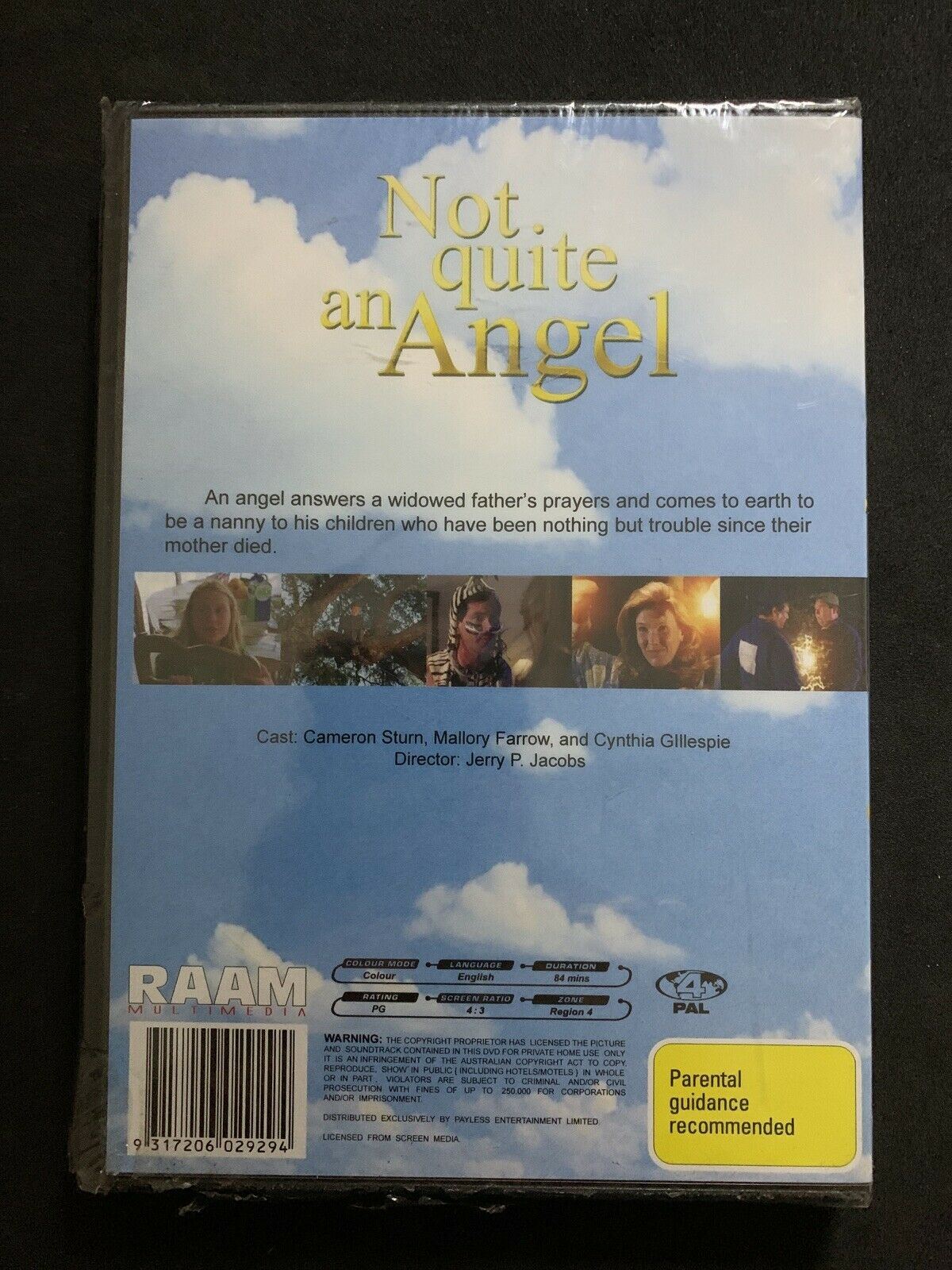 *New Sealed* Not Quite An Angel (DVD, 1999) - Cameron Sturn, Mallory Farrow