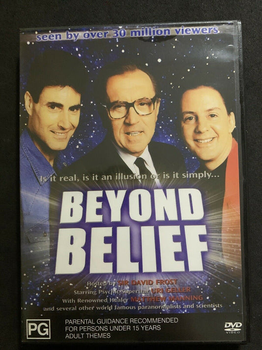 Beyond Belief DVD Telepathy PSYCHIC Paranormal - TV SPECIAL 1995 Uri Geller (c1)